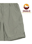 Short femme OGALO SE1181 multi-poches léger kaki clair