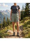 Short femme OGALO SE1181 multi-poches léger kaki clair