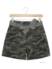 Short camouflage MAYFLOWER MAXI1 en coton avec ceinture