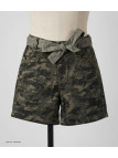 Short camouflage MAYFLOWER MAXI1 en coton avec ceinture