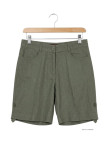 Short olive MAYFLOWER MIGUEL1 en lin à longueur réglable