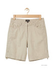 MAYFLOWER MINDY1 : Short en Lin Beige à Longueur Réglable
