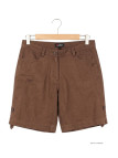 MAYFLOWER MINDY2 : Short en Lin Brun Marron Modulable
