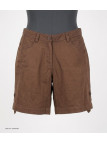 MAYFLOWER MINDY2 : Short en Lin Brun Marron Modulable