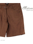 MAYFLOWER MINDY2 : Short en Lin Brun Marron Modulable