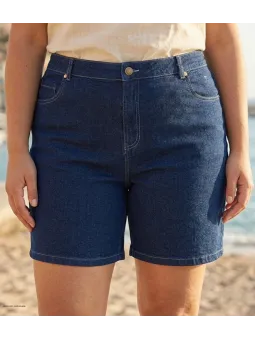AXONE SAXO1 : Short Grandes Tailles en Tissu Extensible