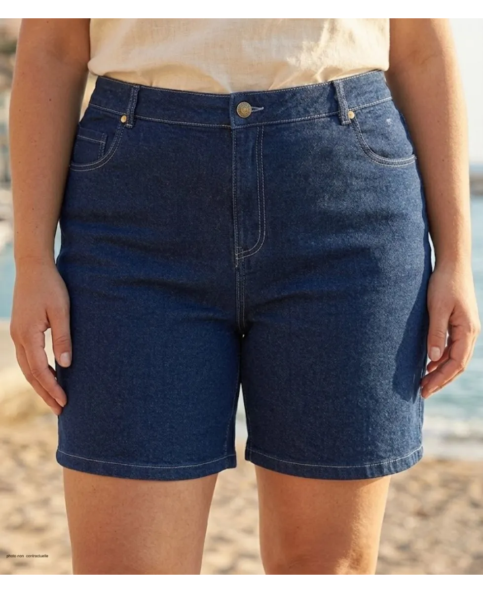 AXONE SAXO1 : Short Grandes Tailles en Tissu Extensible