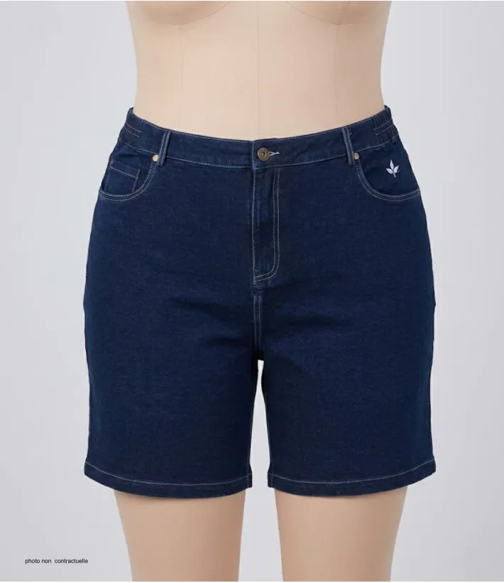 AXONE SAXO1 : Short Grandes Tailles en Tissu Extensible