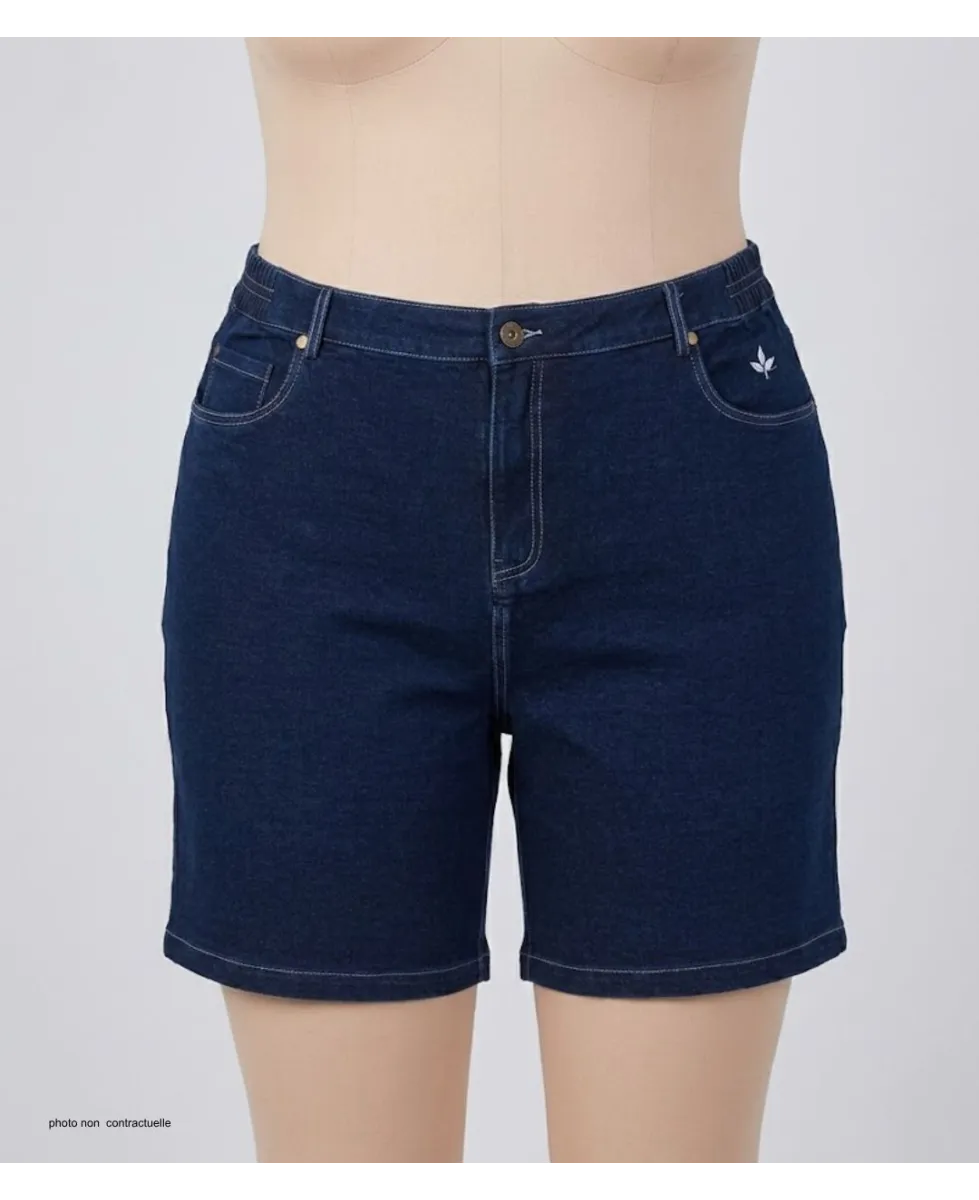 AXONE SAXO1 : Short Grandes Tailles en Tissu Extensible