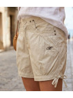 Short en coton sable pour un confort estival absolu