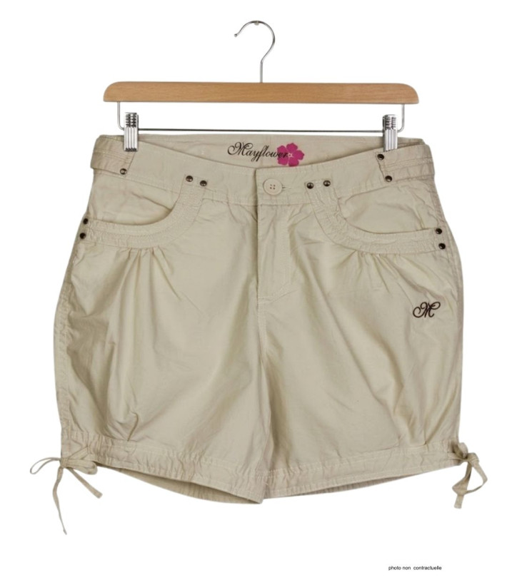 Mode Directe SE1163S : Short en coton sable confortable