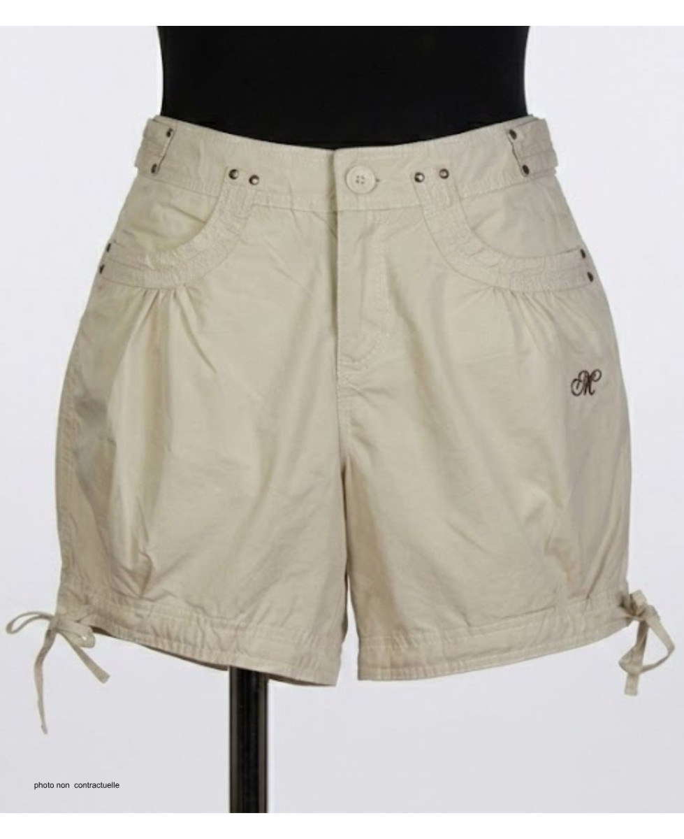 Mode Directe SE1163S : Short en coton sable confortable