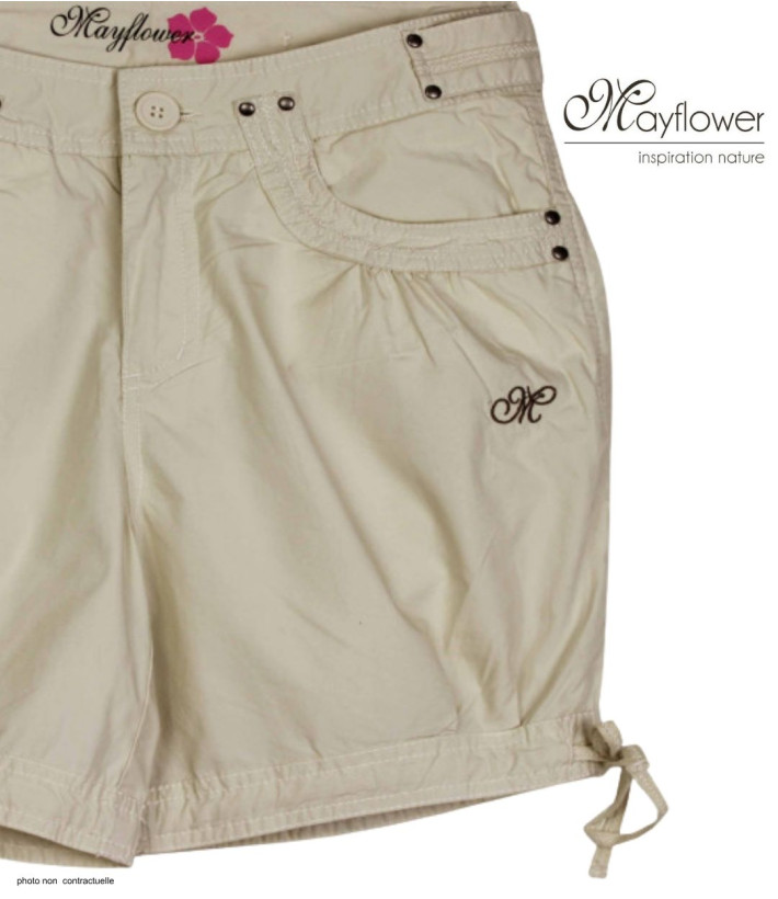 Mode Directe SE1163S : Short en coton sable confortable