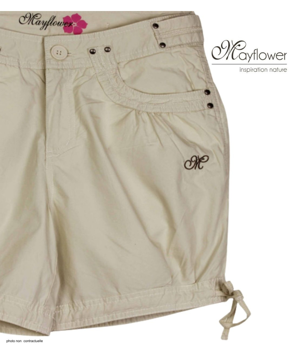 Mode Directe SE1163S : Short en coton sable confortable
