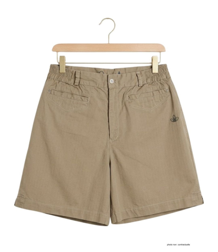 Short AXONE SE1173C camel stretch : confort et style d'été
