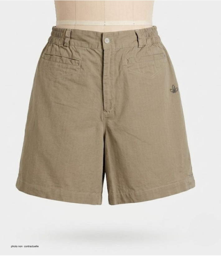 Short AXONE SE1173C camel stretch : confort et style d'été