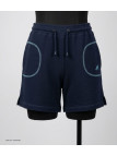 Short molleton femme MAYFLOWER SE9039M bleu marine confort