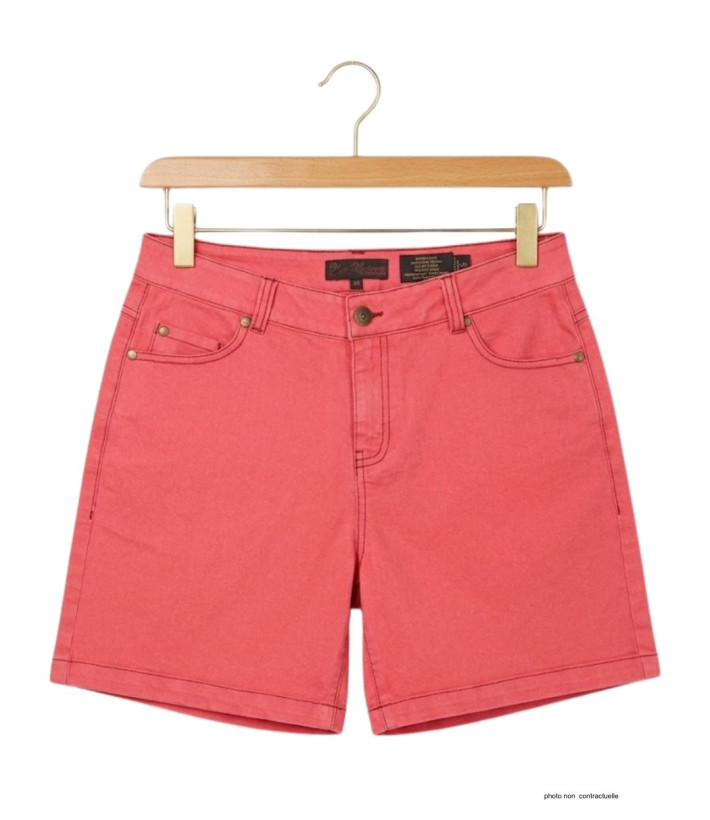 Short tissu extensible femme MAYFLOWER SHORTF301A confort