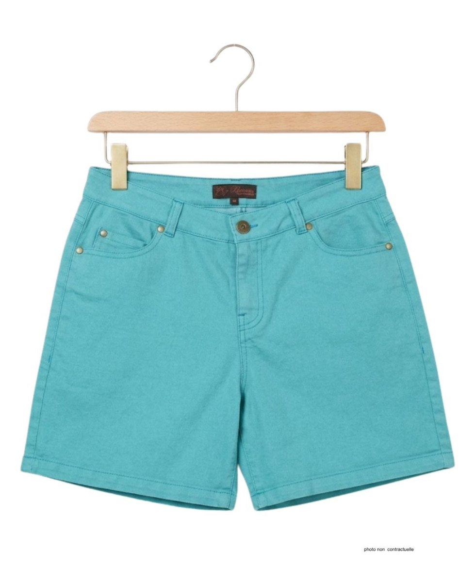 Short tissu extensible femme MAYFLOWER SHORTF301B stretch