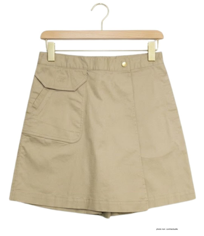 MAYFLOWER MARILOU1 Jupe-short stretch beige - Style & Confort