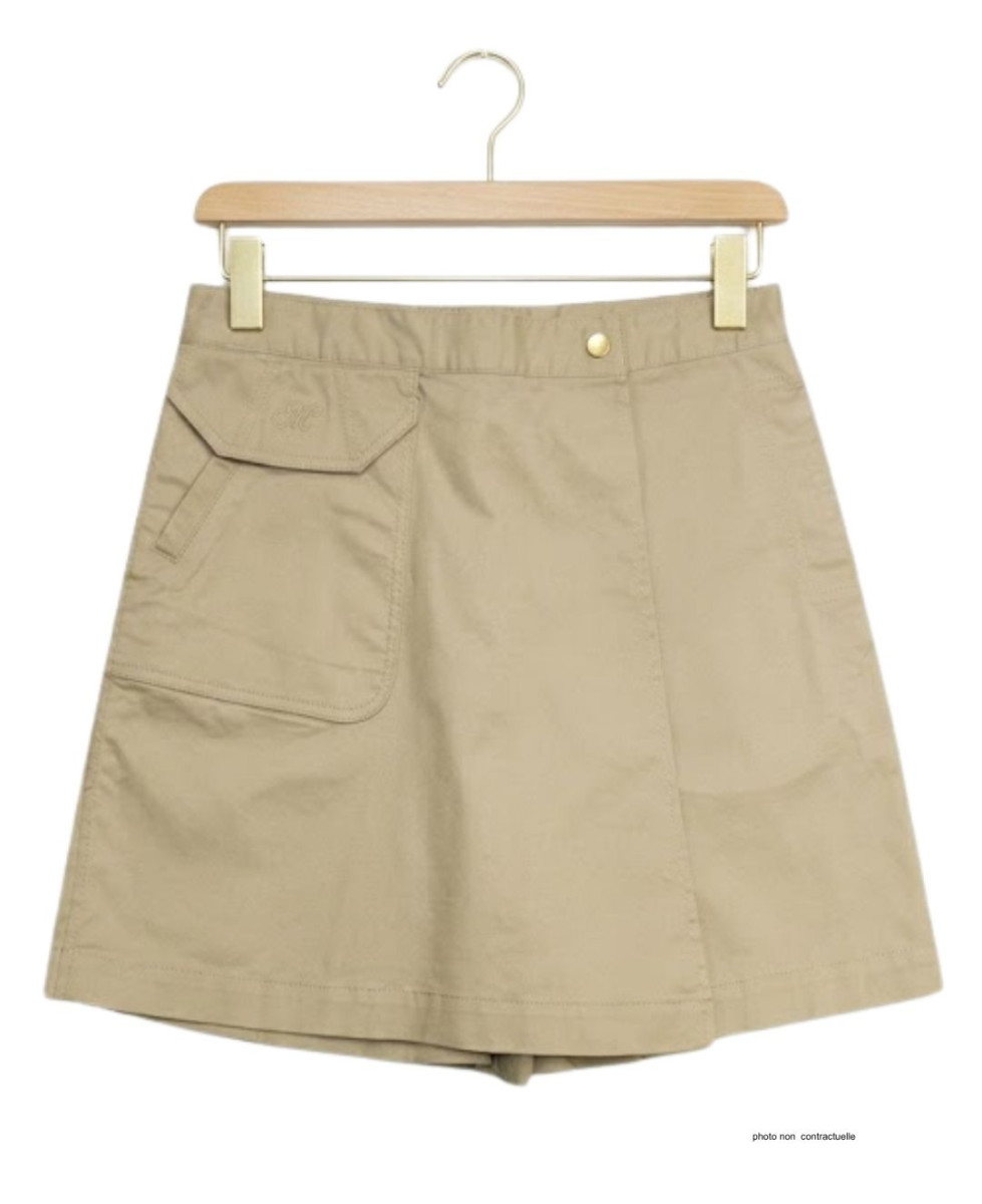 MAYFLOWER MARILOU1 Jupe-short stretch beige - Style & Confort