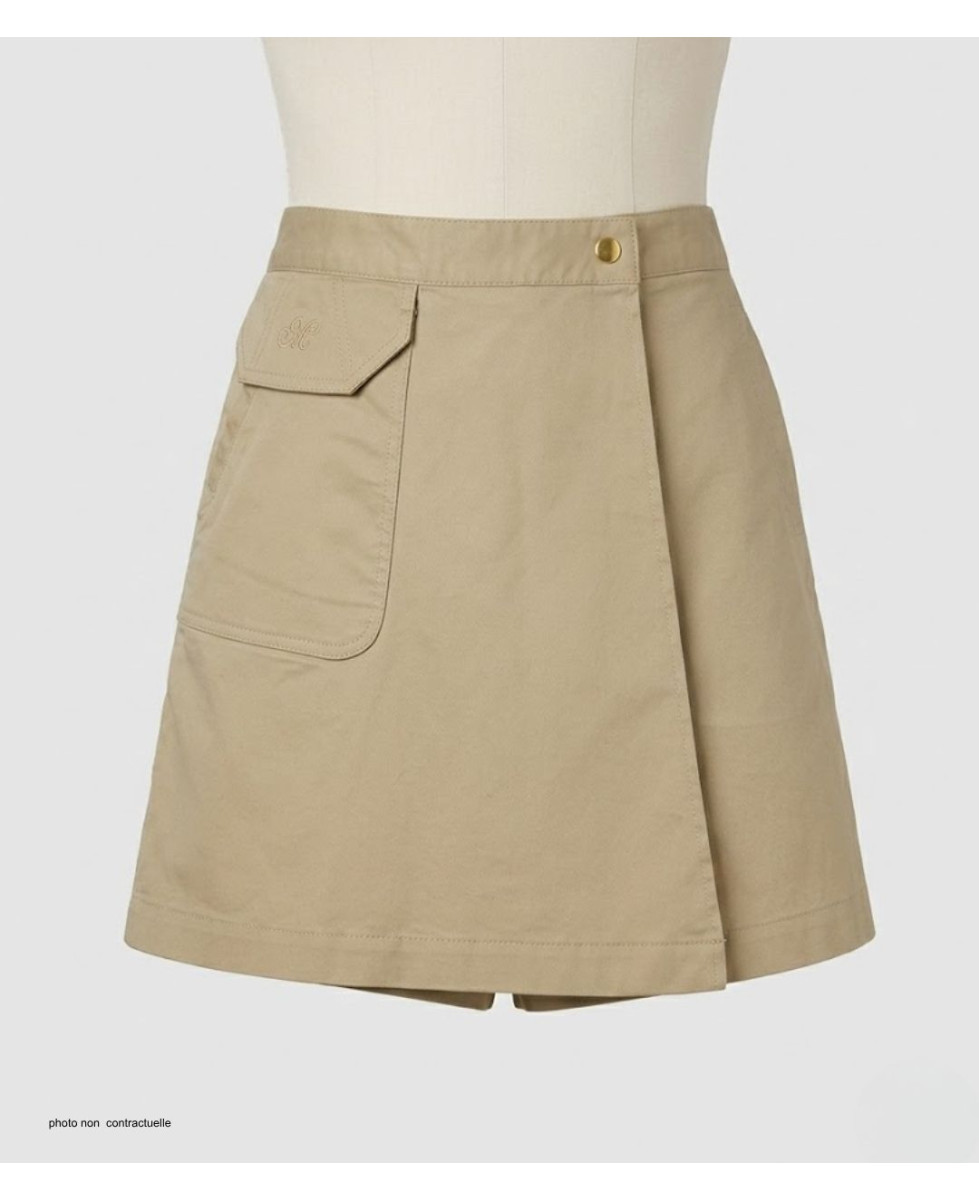 MAYFLOWER MARILOU1 Jupe-short stretch beige - Style & Confort