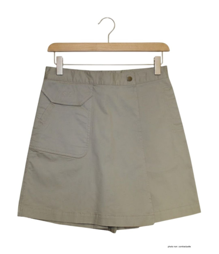 MAYFLOWER MARILOU2 Jupe-short stretch kaki - Liberté & Style