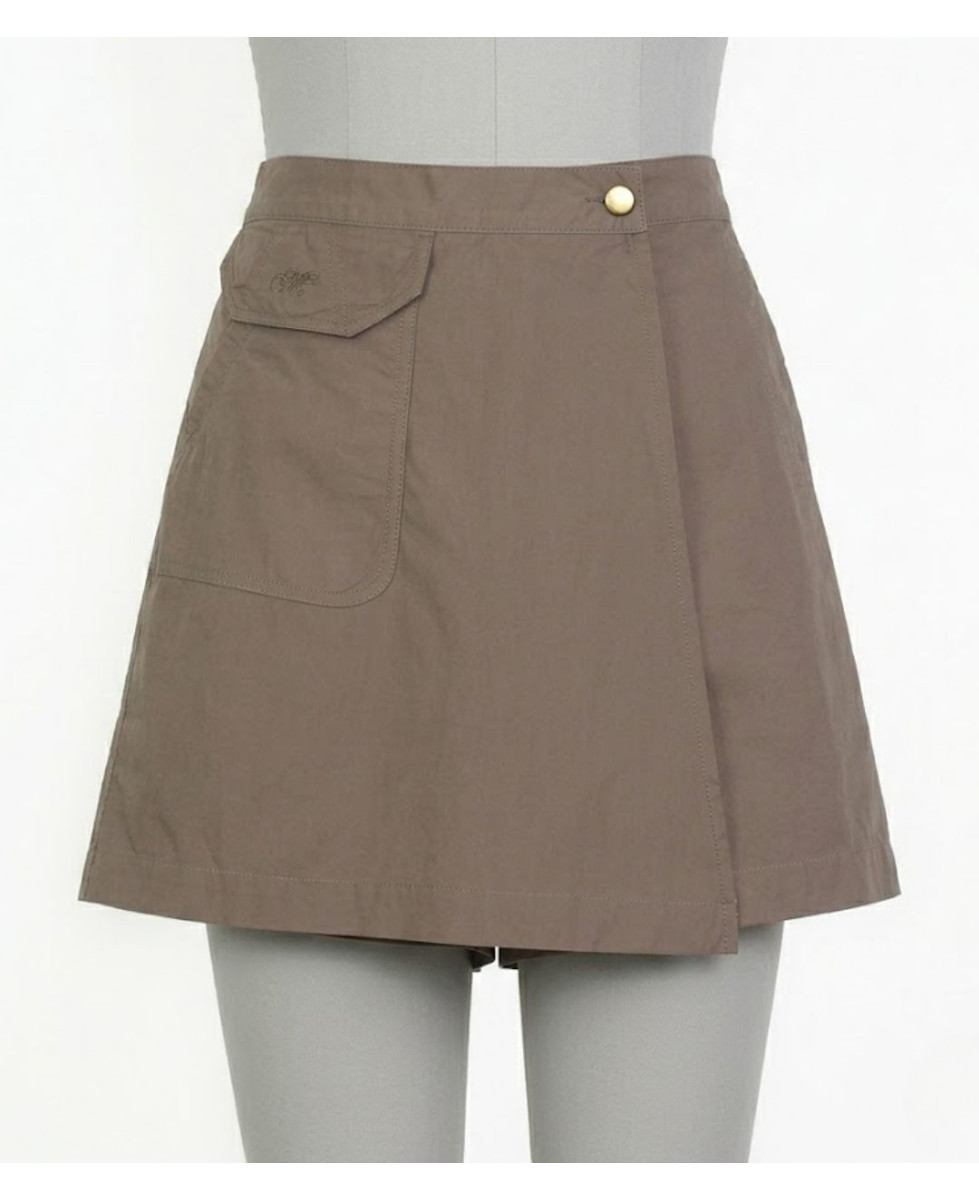 MAYFLOWER MARION2 Jupe-short pur coton noisette - Liberté & Style