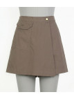 MAYFLOWER MARION2 Jupe-short pur coton noisette - Liberté & Style