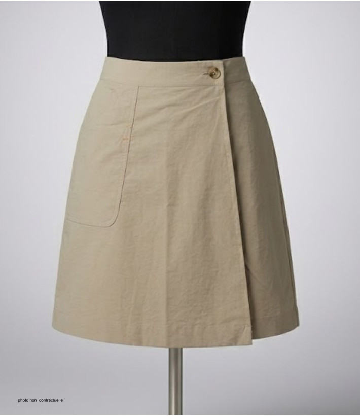 OGALO SE9047 - Jupe-short rando femme beige confort outdoor