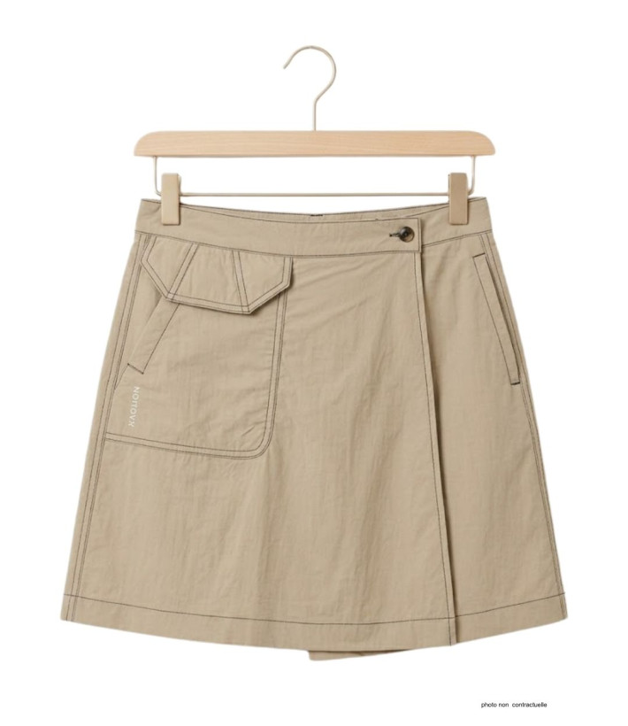 MAYFLOWER SOUDAN - Jupe-short rando femme beige légère