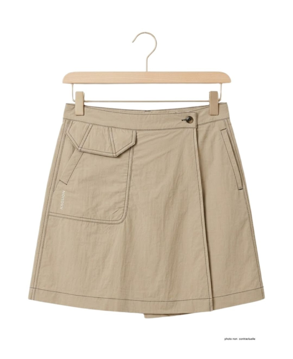 MAYFLOWER SOUDAN - Jupe-short rando femme beige légère