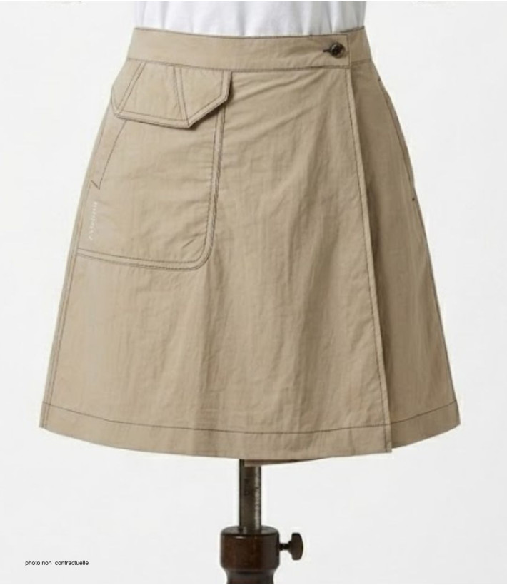 MAYFLOWER SOUDAN - Jupe-short rando femme beige légère