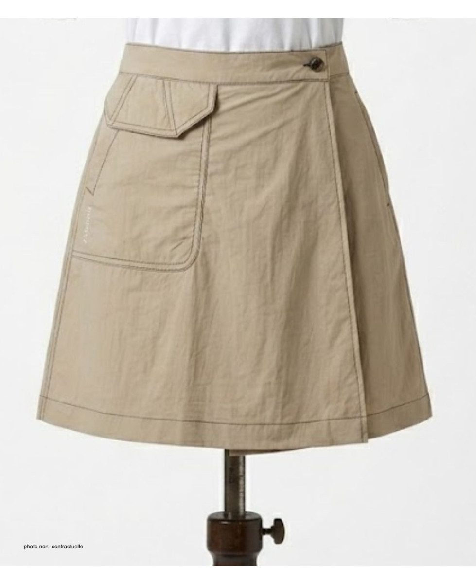 MAYFLOWER SOUDAN - Jupe-short rando femme beige légère