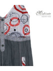 MAYFLOWER ALIAN - Robe dentelle grise fines bretelles chic