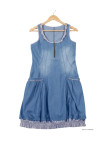 MAYFLOWER VF048S - Robe en jean femme bleu stone légère
