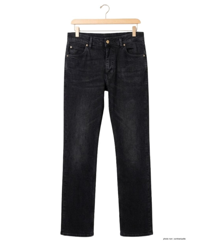 MAYFLOWER OUDA - Jean en tissu extensible femme stretch noir
