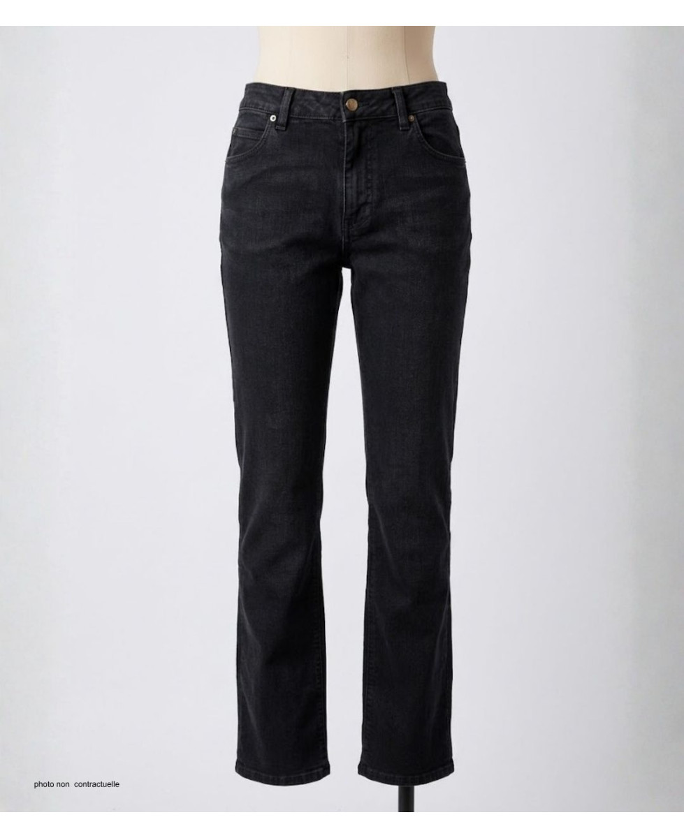 MAYFLOWER OUDA - Jean en tissu extensible femme stretch noir