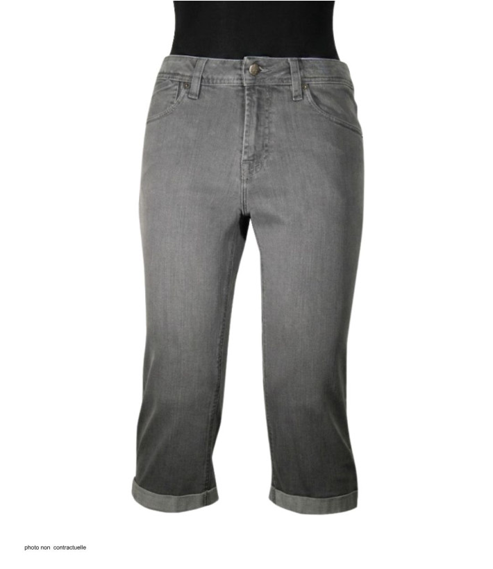 MAYFLOWER 110076U001 - Pantacourt femme gris double stone