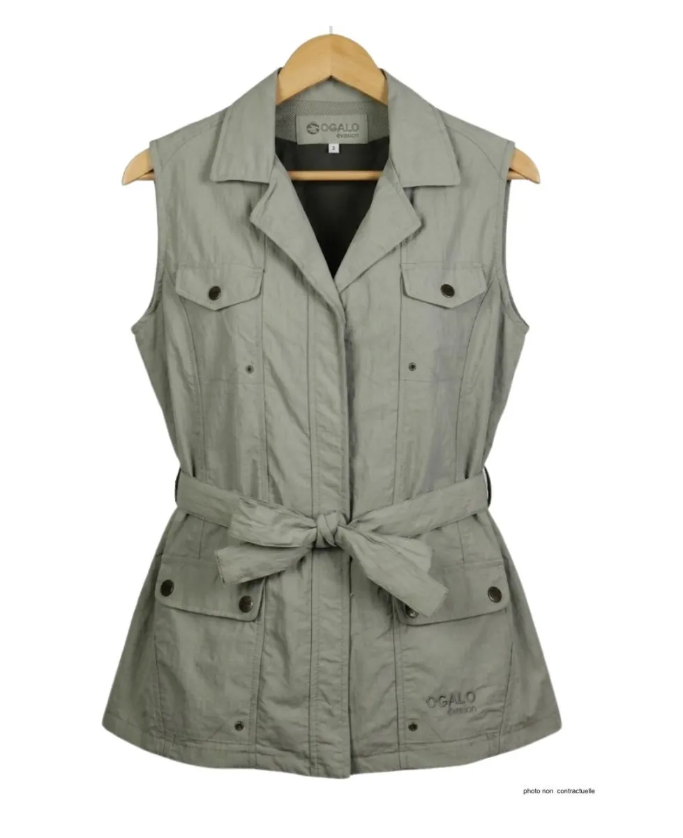 OGALO 111185U002 Gilet sans manches beige | Léger & Coupe-vent