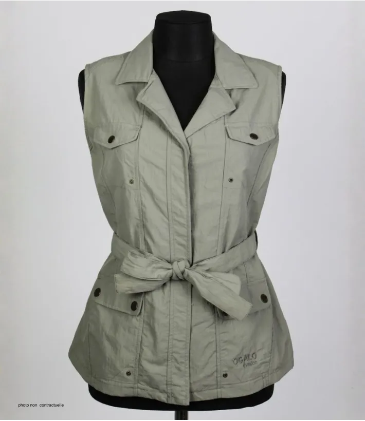 OGALO 111185U002 Gilet sans manches beige | Léger & Coupe-vent
