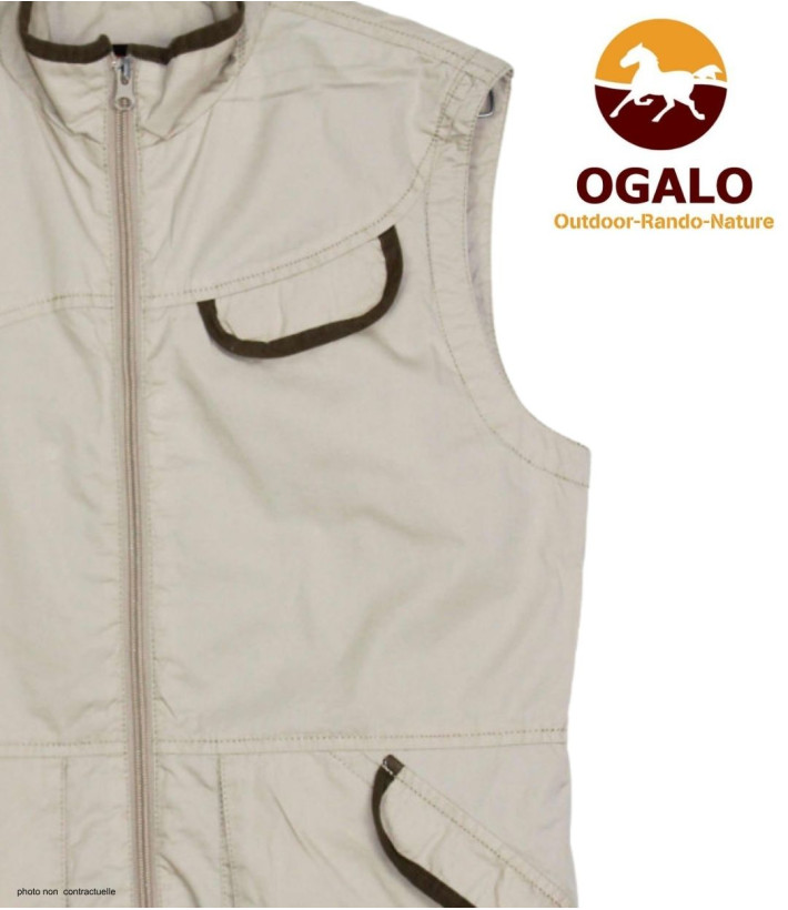 OGALO 211260U001 Gilet sans manches en coton | Confort Doux
