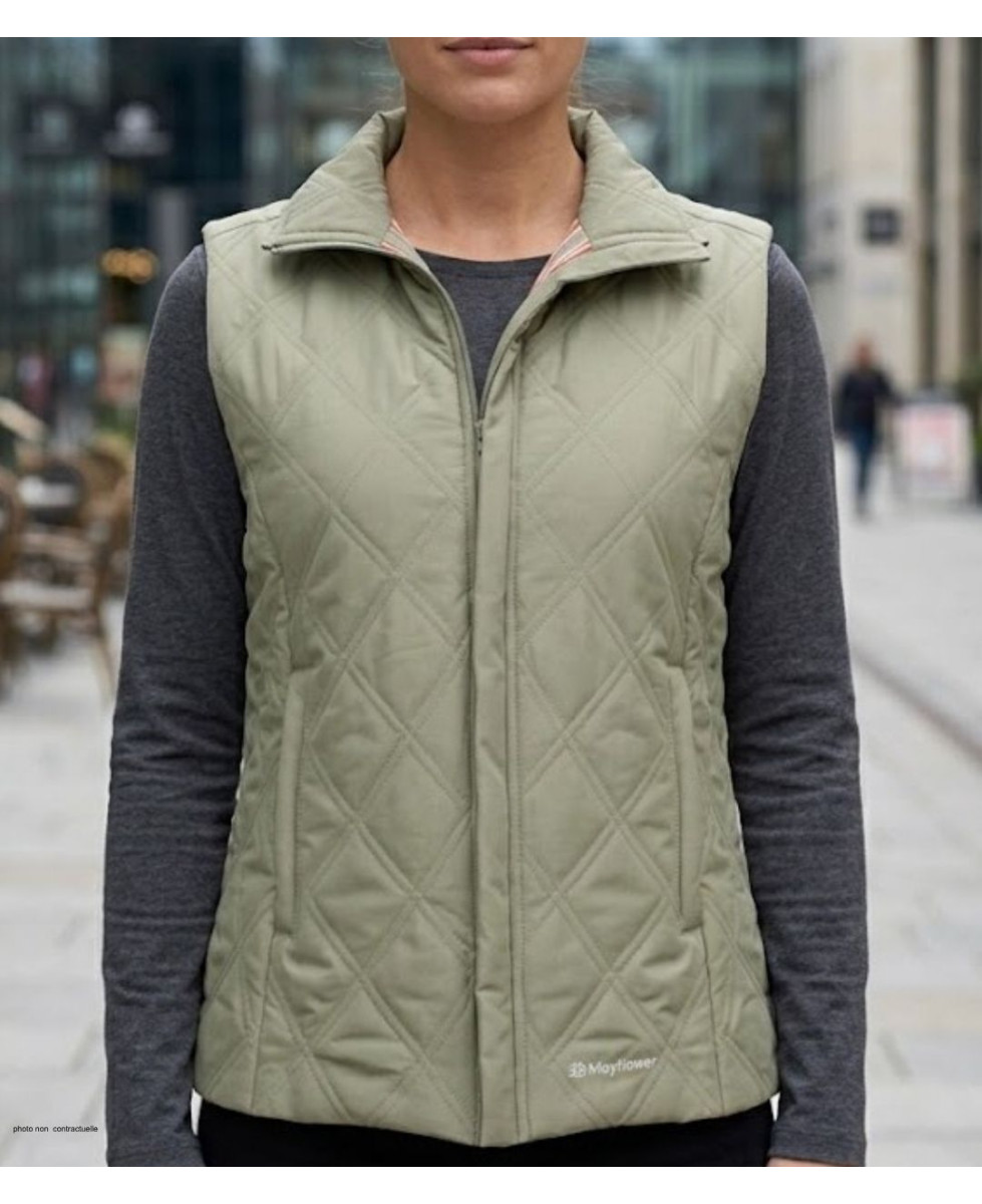 Gilet sans manches MAYFLOWER 610443U001 : style bicolore léger