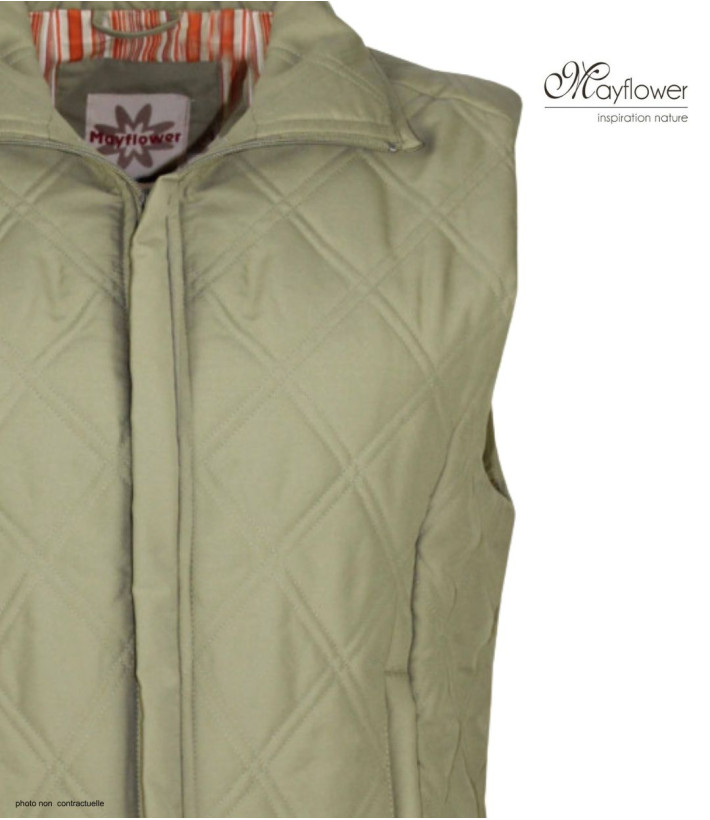 Gilet sans manches MAYFLOWER 610443U001 : style bicolore léger