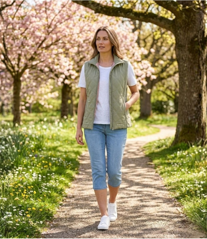 Gilet sans manches MAYFLOWER 610443U001 : style bicolore léger