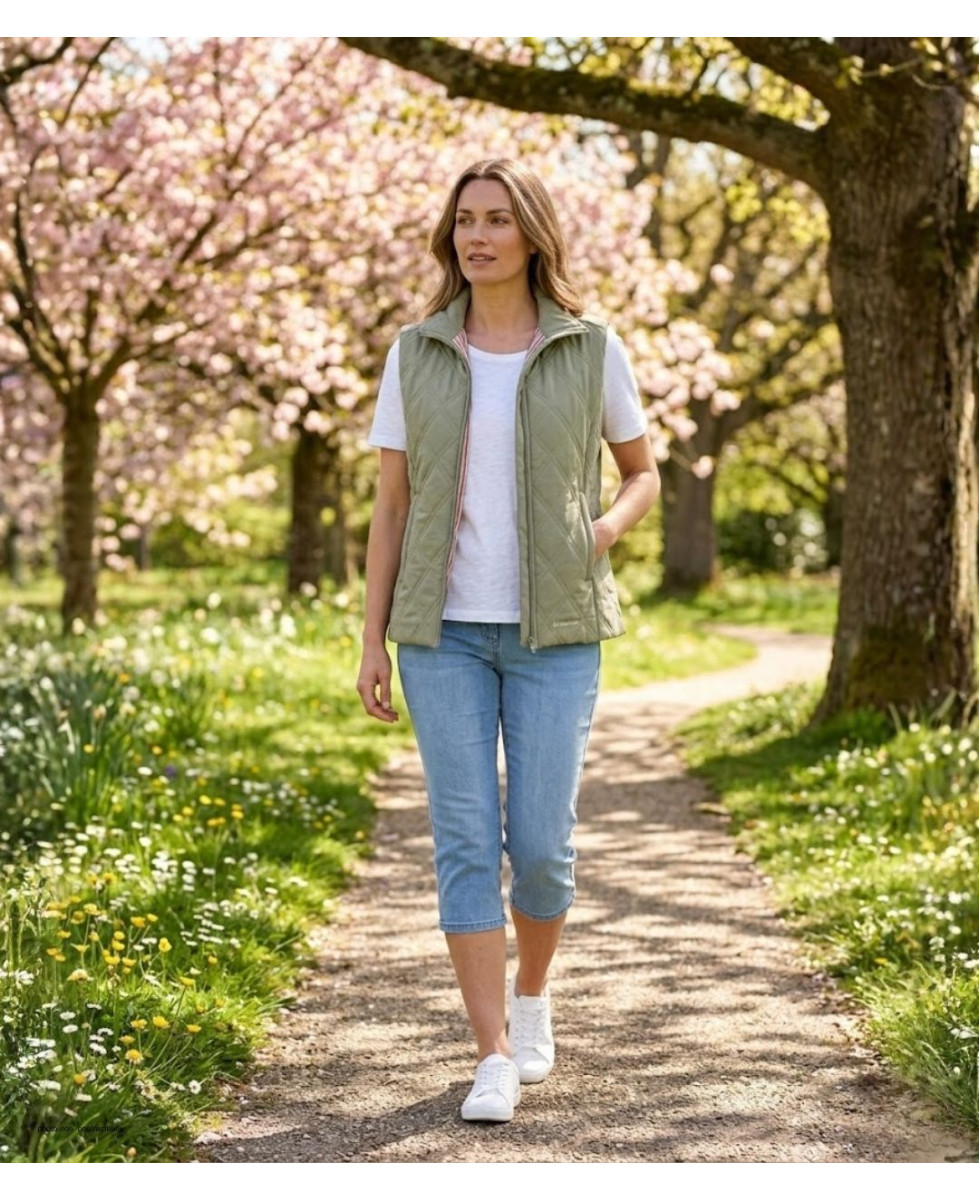 Gilet sans manches MAYFLOWER 610443U001 : style bicolore léger