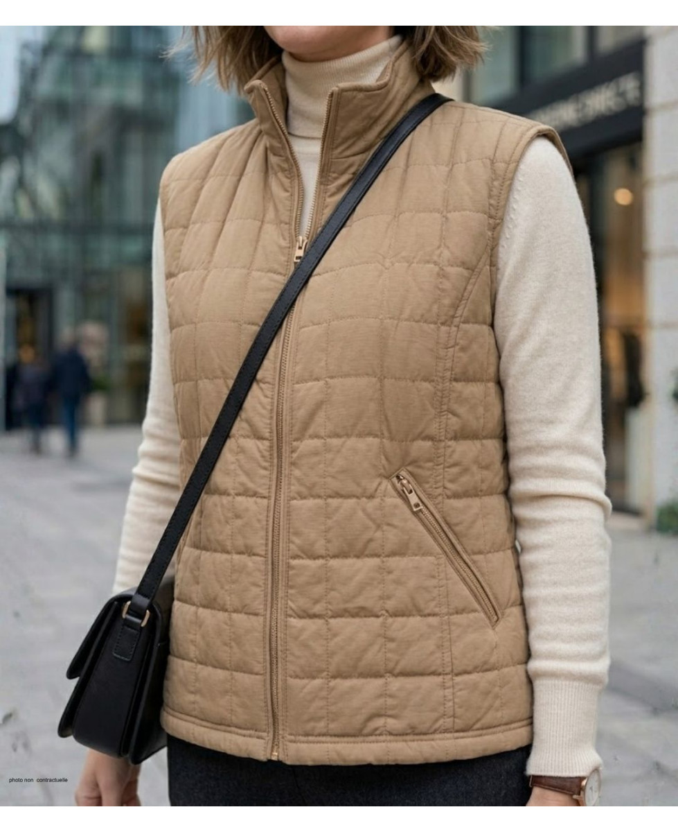 Gilet sans manches matelassé MAYFLOWER 818052U001 : chic et chaud