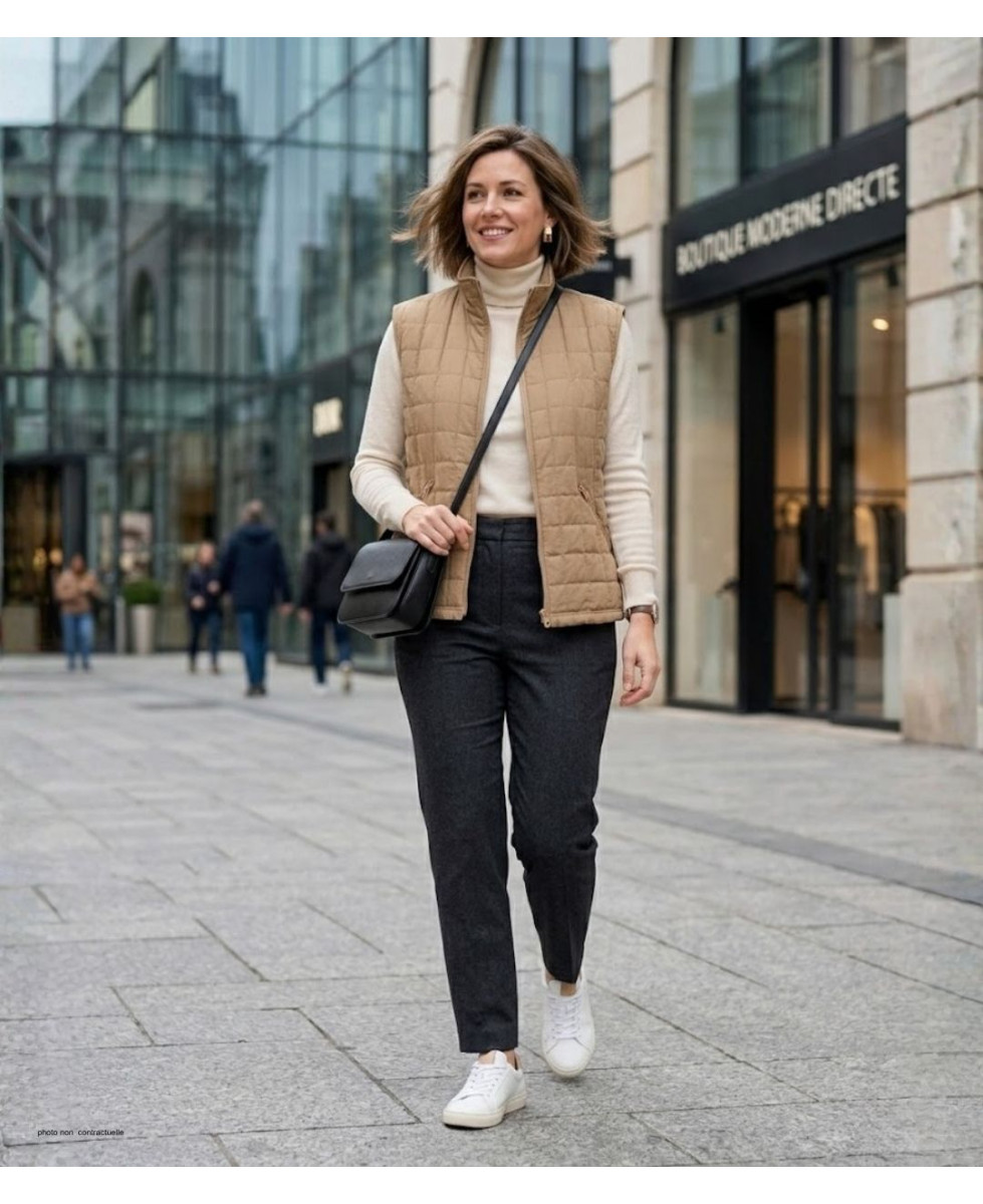 Gilet sans manches matelassé MAYFLOWER 818052U001 : chic et chaud