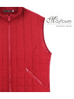 Gilet sans manches matelassé MAYFLOWER 818052U003 : rouge griotte