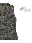 Gilet sans manches MAYFLOWER MAKI1 : coton multipoches kaki